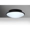 Besa Lighting Silk 16 Ceiling, Opal/Black, 1x30W LED SILK16BKC-LED - alternate 1
